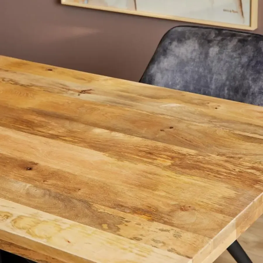 StarFurn - Rechthoekige eettafel Denver - 180 cm - naturel