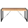 Rechthoekige Eettafels|Houten Eettafels-StarFurn - Rechthoekige eettafel Boaz - 180 cm - naturel