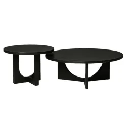 Salontafels-StarFurn - Salontafel Guus - zwart - 60 cm