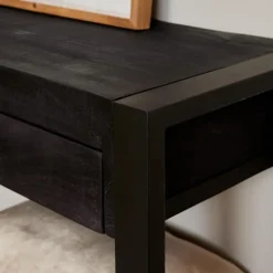 Sidetables-StarFurn - Sidetable Boaz - 120 cm - zwart