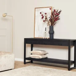 StarFurn - Sidetable Boaz - 150 cm - zwart