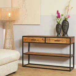 Sidetables-StarFurn - Sidetable Denver - 120 cm - naturel