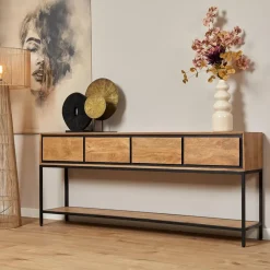Sidetables-Starfurn - Sidetable RichWood - Bruin - 35x180x76 cm