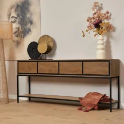 Sidetables-Starfurn - Sidetable RichWood - Bruin - 35x180x76 cm