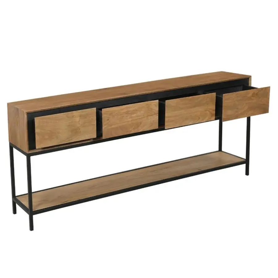 Sidetables-Starfurn - Sidetable RichWood - Bruin - 35x180x76 cm