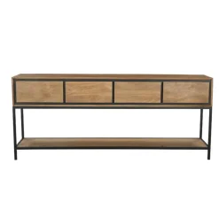 Sidetables-StarFurn - Sidetable RichWood 180 cm - naturel