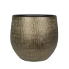 Ter Steege Steege Plantenpot - modern design - goudkleurig - 32 x 36 cm