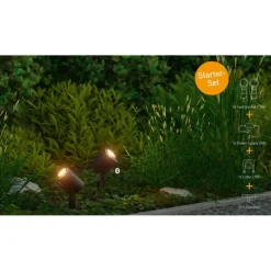 Prikspots-Leen Bakker Steinel Starterset LED-prikspot Spot Garden SC 24V