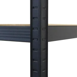 Stellingkasten-IVOL Stellingkast / Magazijnstelling - Zwart - 5 planken