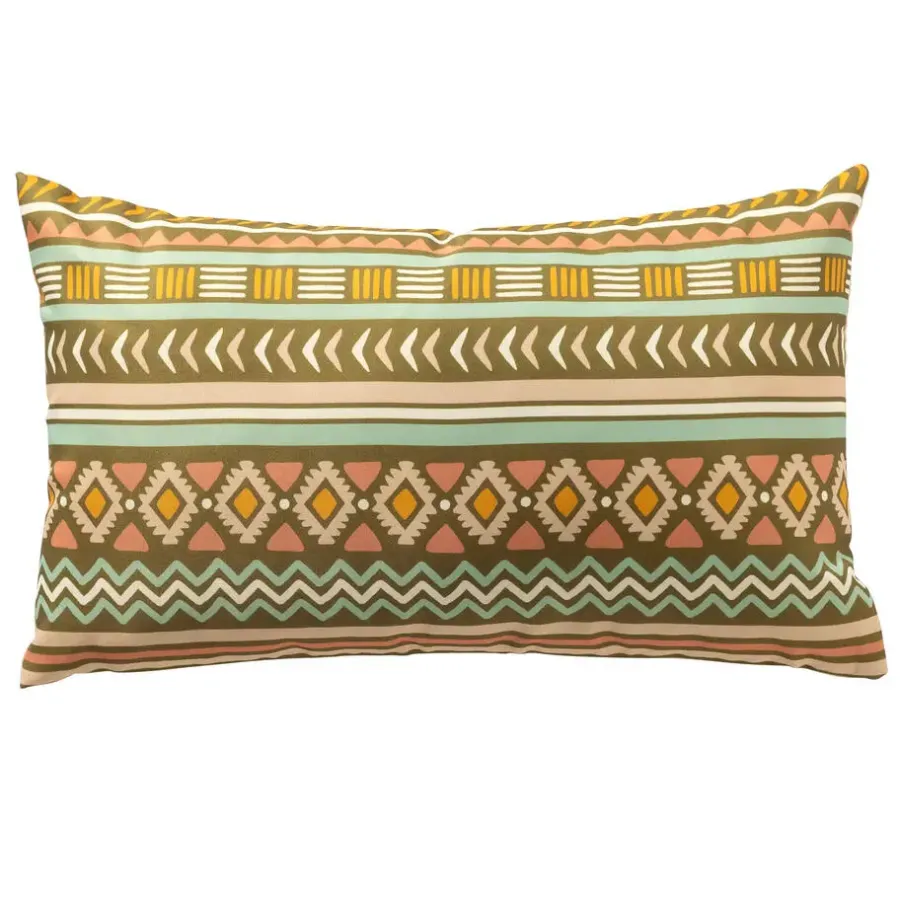 Sierkussens-Textino STEVIE - buitenkussen 30x50 cm - Olive Branch - multicolor - groen