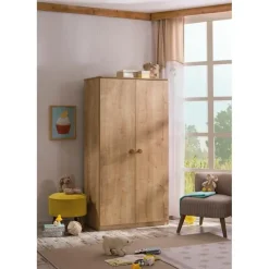 Leen Bakker Stockholm 2 deurs kledingkast kinderkamer