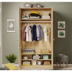 Leen Bakker Stockholm 2 deurs kledingkast kinderkamer
