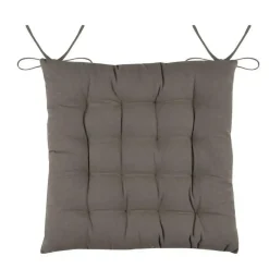 Tuinstoelkussens-Stof Textile stoelkussens - taupe - 38 x 38 x 3.5 cm