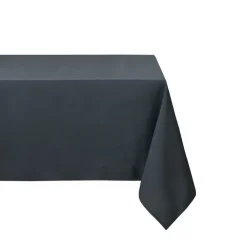 Tafelkleden-Stof Textile Tafelkleed - 145 x 240 cm - donkergrijs - Tafellaken
