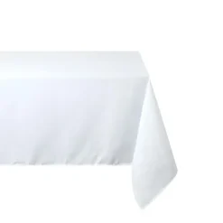 Tafelkleden-Stof Textile Tafelkleed - 145 x 240 cm - wit - Tafellaken