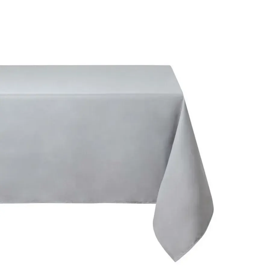 Tafelkleden-Stof Textile Tafelkleed - 145 x 240 cm - grijs - Tafellaken