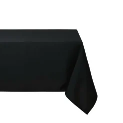 Stof Textile Tafelkleed - 145 x 240 cm - zwart - Tafellaken