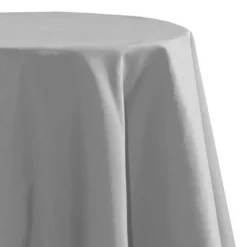 Tafelkleden-Stof Textiles Tafelkleed - Dia 180 cm - grijs - Tafellaken