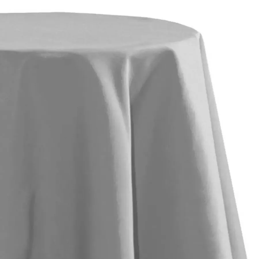 Tafelkleden-Stof Textiles Tafelkleed - Dia 180 cm - grijs - Tafellaken