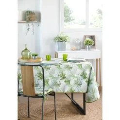 Tafelkleden-Stof Textiles Tafelkleed - 145 x 240 cm - palmbladeren Tafellaken