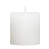 Leen Bakker Stompkaars rustiek Sfeer - wit - 7 cm