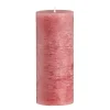 Leen Bakker Stompkaars rustiek Sfeer - oudroze - 17 cm