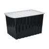 Storage Solutions Opslagbak-opbergdoos - deksel - kunststof - 84L