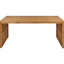 Beliani SULZANO - Tuintafel - Lichthout - Acaciahout