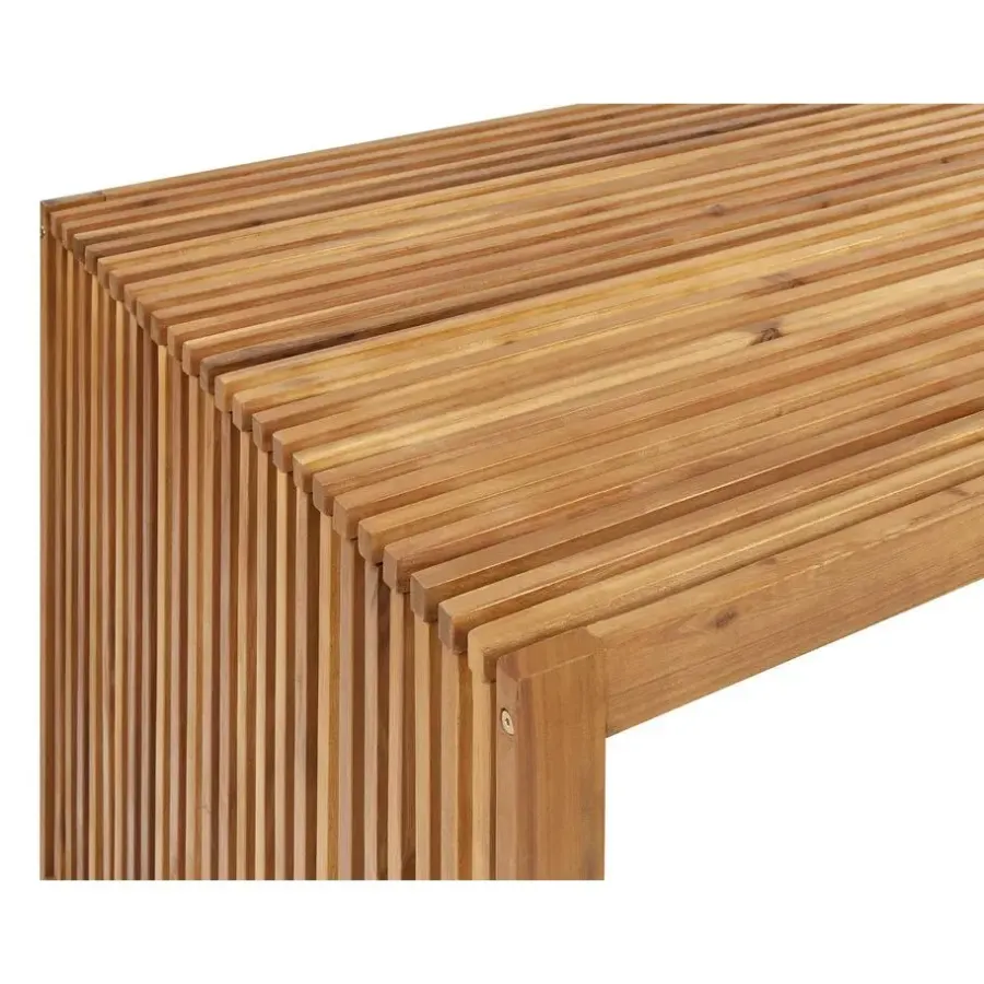 Beliani SULZANO - Tuintafel - Lichthout - Acaciahout