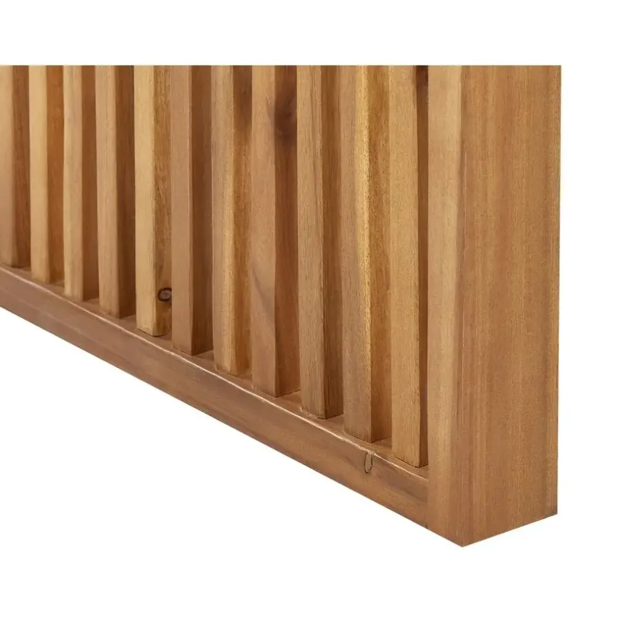 Beliani SULZANO - Tuintafel - Lichthout - Acaciahout