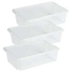 Opbergboxen-Sunware opslagbox kunststof - 30L - transparant - 59x39x17cm