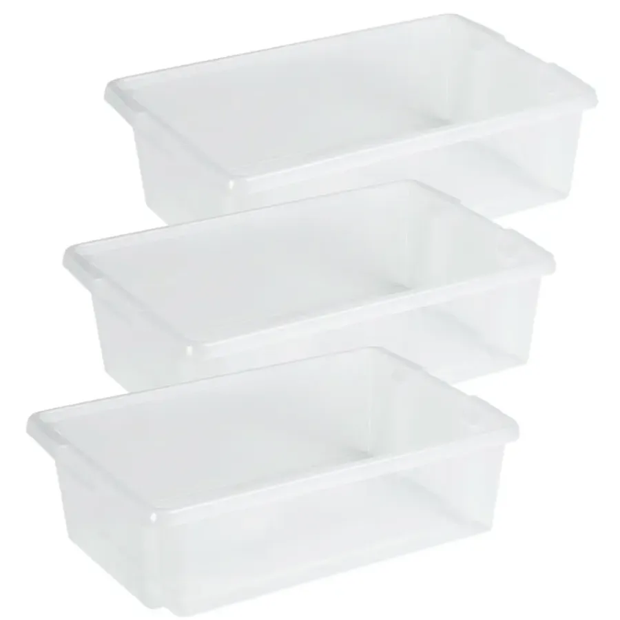 Opbergboxen-Sunware opslagbox kunststof - 30L - transparant - 59x39x17cm