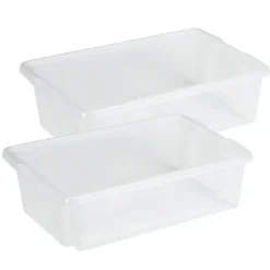 Opbergboxen-Sunware opslagbox kunststof - 30L - transparant - 59x39x17cm