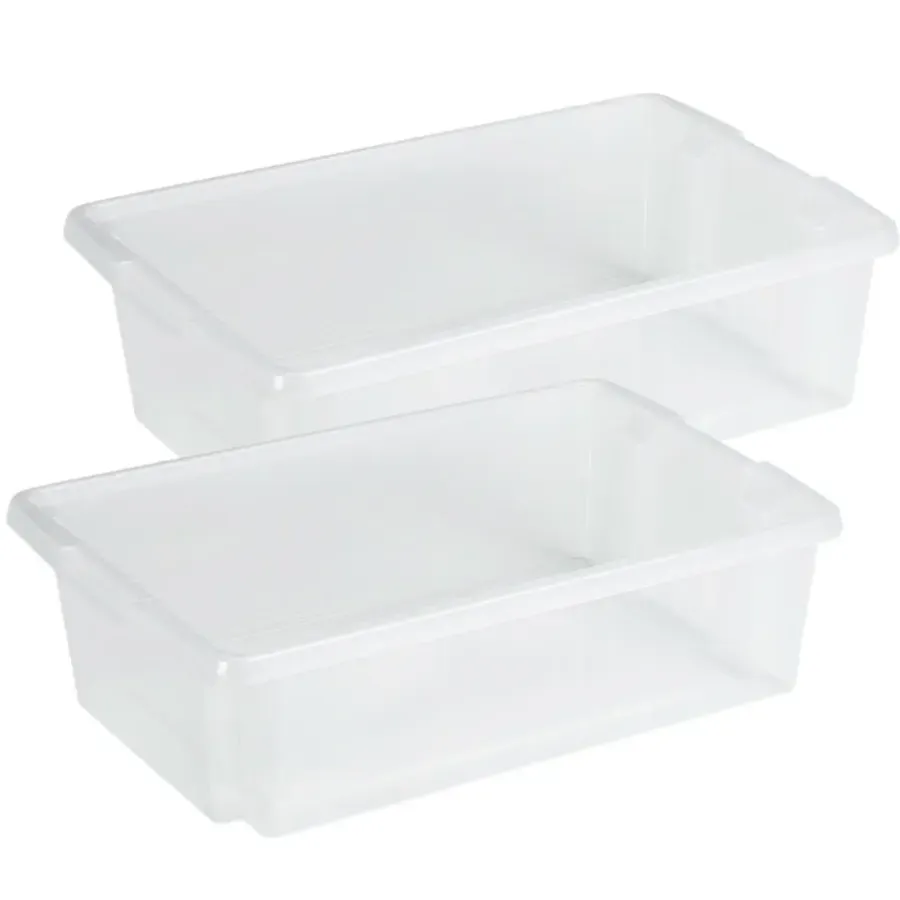 Opbergboxen-Sunware opslagbox kunststof - 30L - transparant - 59x39x17cm