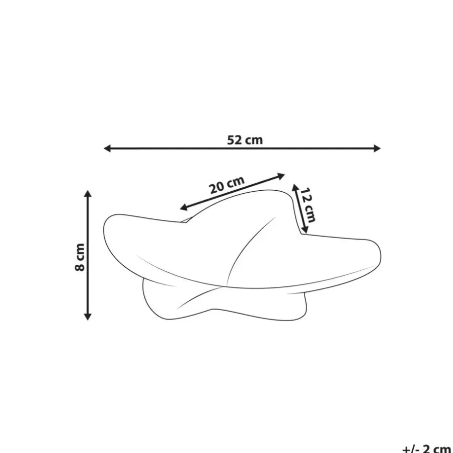 Plafondlampen-Beliani SURNA - Plafondlamp LED - Wit - Acryl