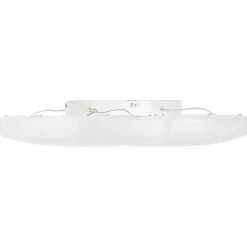 Plafondlampen-Beliani SURNA - Plafondlamp LED - Wit - Acryl