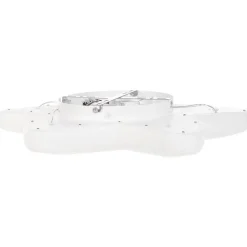 Plafondlampen-Beliani SURNA - Plafondlamp LED - Wit - Acryl
