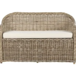Loungebanken-Leen Bakker SUSUA - Tuinbank - Gebroken wit - Rotan