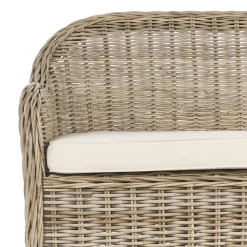 Loungebanken-Leen Bakker SUSUA - Tuinbank - Gebroken wit - Rotan