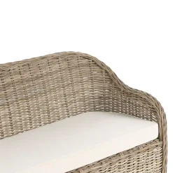 Loungebanken-Leen Bakker SUSUA - Tuinbank - Gebroken wit - Rotan