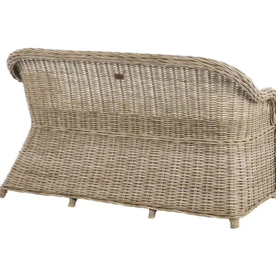 Loungebanken-Leen Bakker SUSUA - Tuinbank - Gebroken wit - 150 cm - Rotan