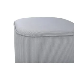 Poefen-Svea - Arlo poef - rib - grijs