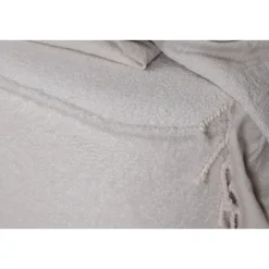 Svea - Arlo poef - teddy - off white