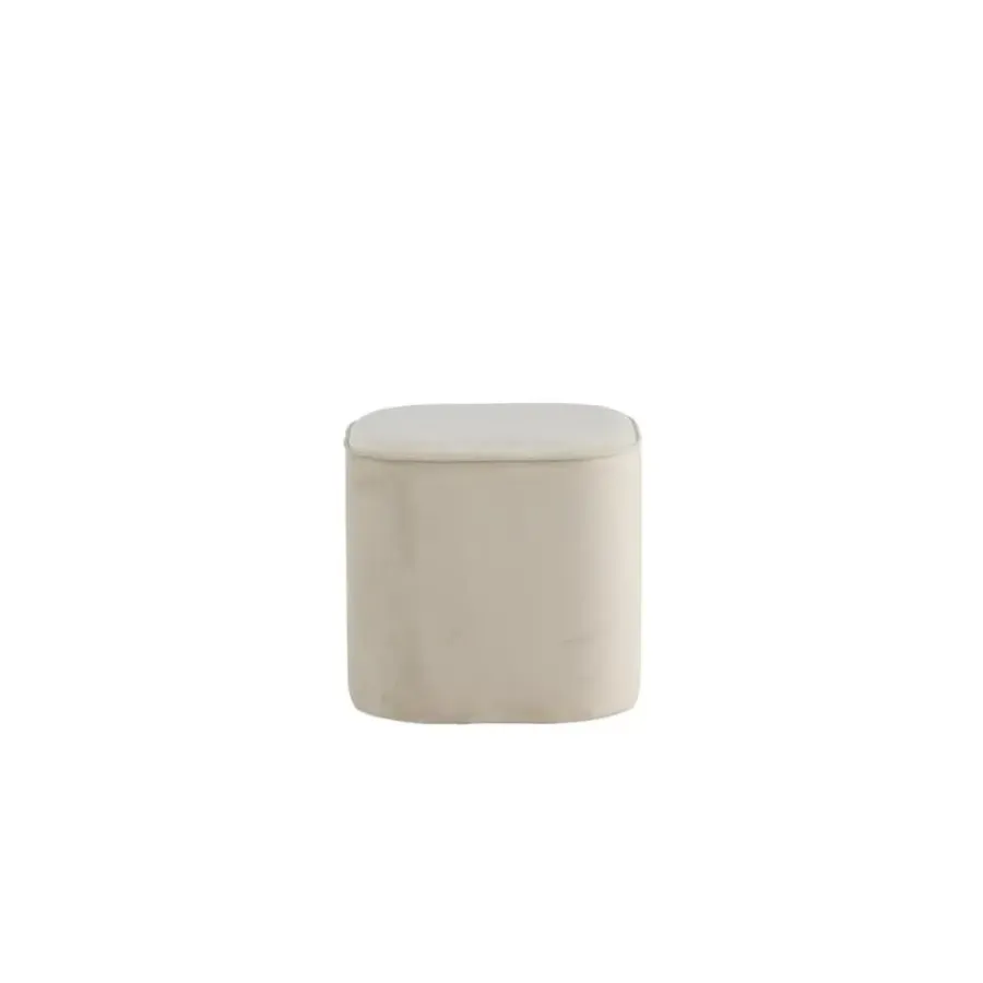 Poefen-Svea - Arlo poef - velvet - beige