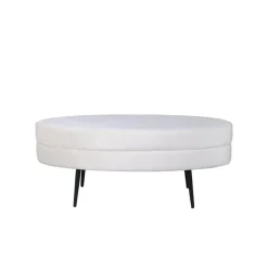 Hockers En Voetenbanken-Svea - Axel hocker - velvet - beige