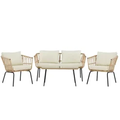 Loungesets|Loungesets-Svea - Cem loungeset - naturel - rattan
