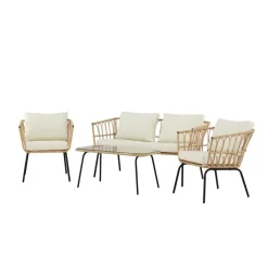 Loungesets|Loungesets-Svea - Cem loungeset - naturel - rattan