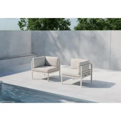Loungeset Elementen-Svea - Diego bank module hoek - beige