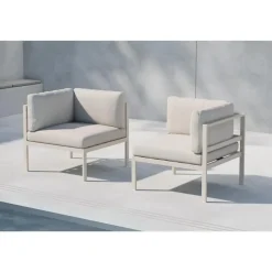 Loungeset Elementen-Svea - Diego bank module hoek - beige