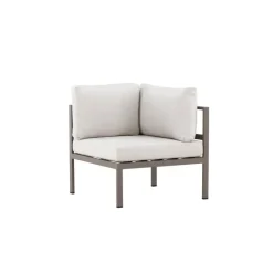 Svea - Diego bank module hoek - bruin/beige